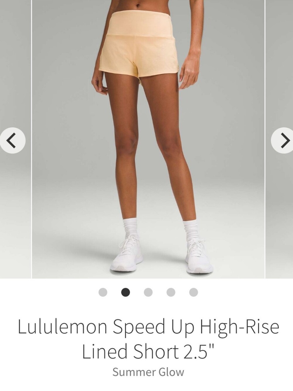 Lululemon Speed Up High-Rise Lined Short